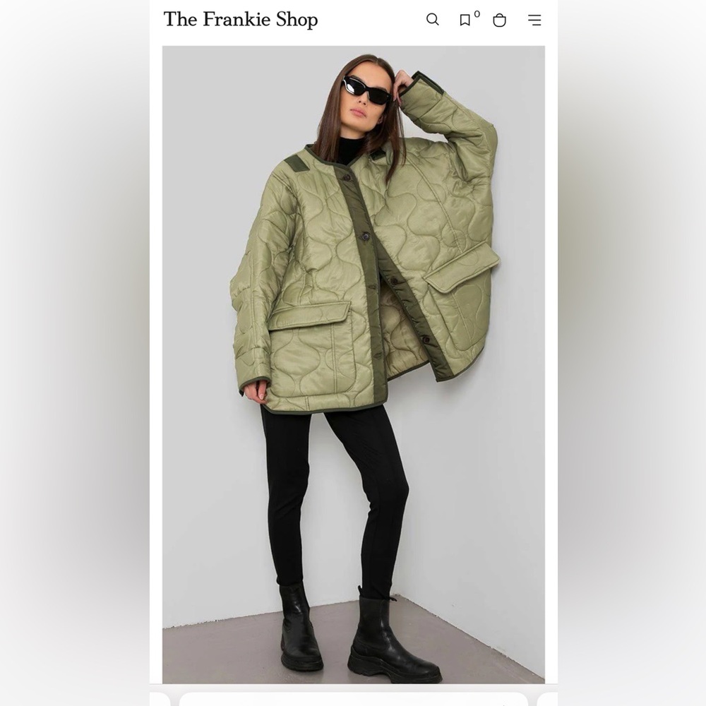 The Frankie Shop Tessie Quilted Jacket